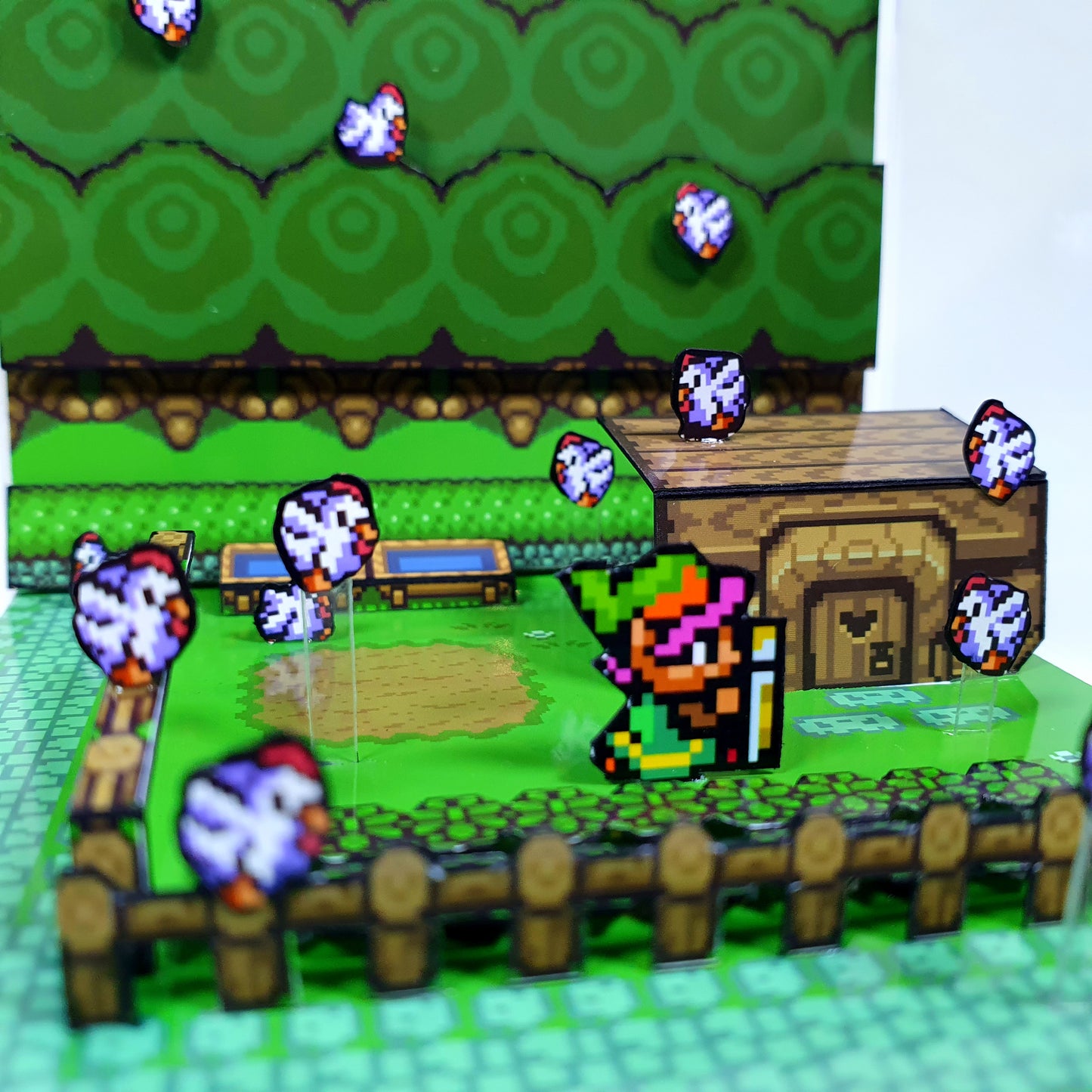 Zelda A Link to the Past Gallinas al Ataque