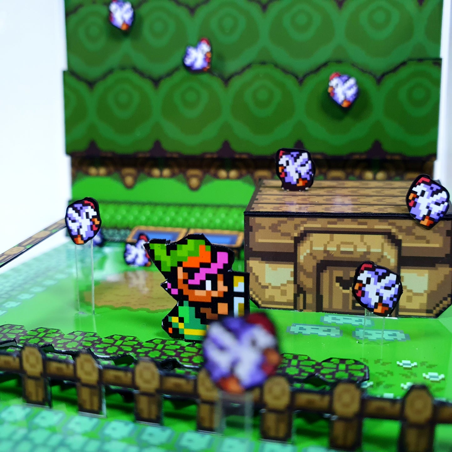 Zelda A Link to the Past Gallinas al Ataque