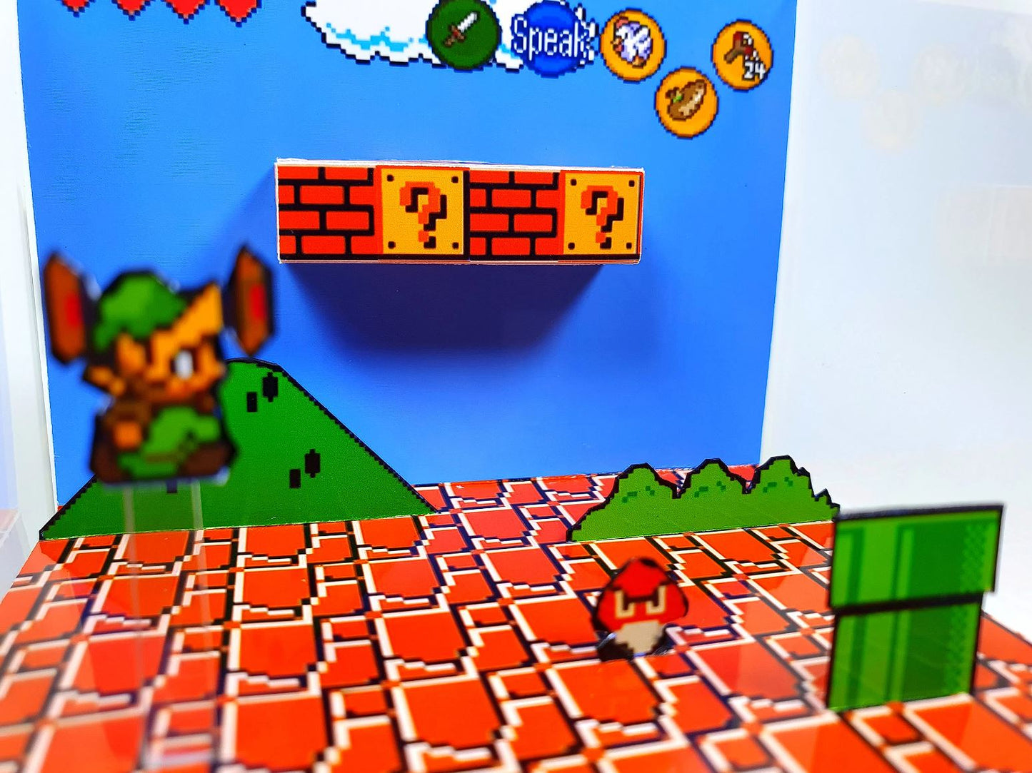 The Legend Of Zelda Secret Mario Level
