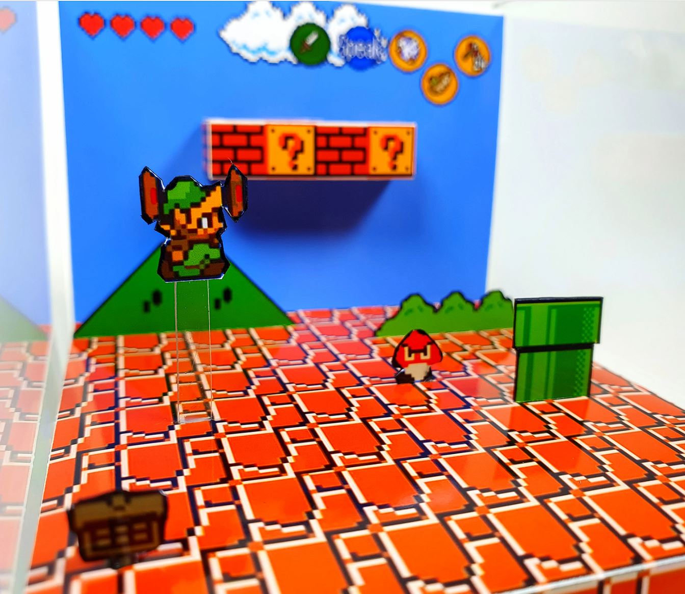 The Legend Of Zelda Secret Mario Level