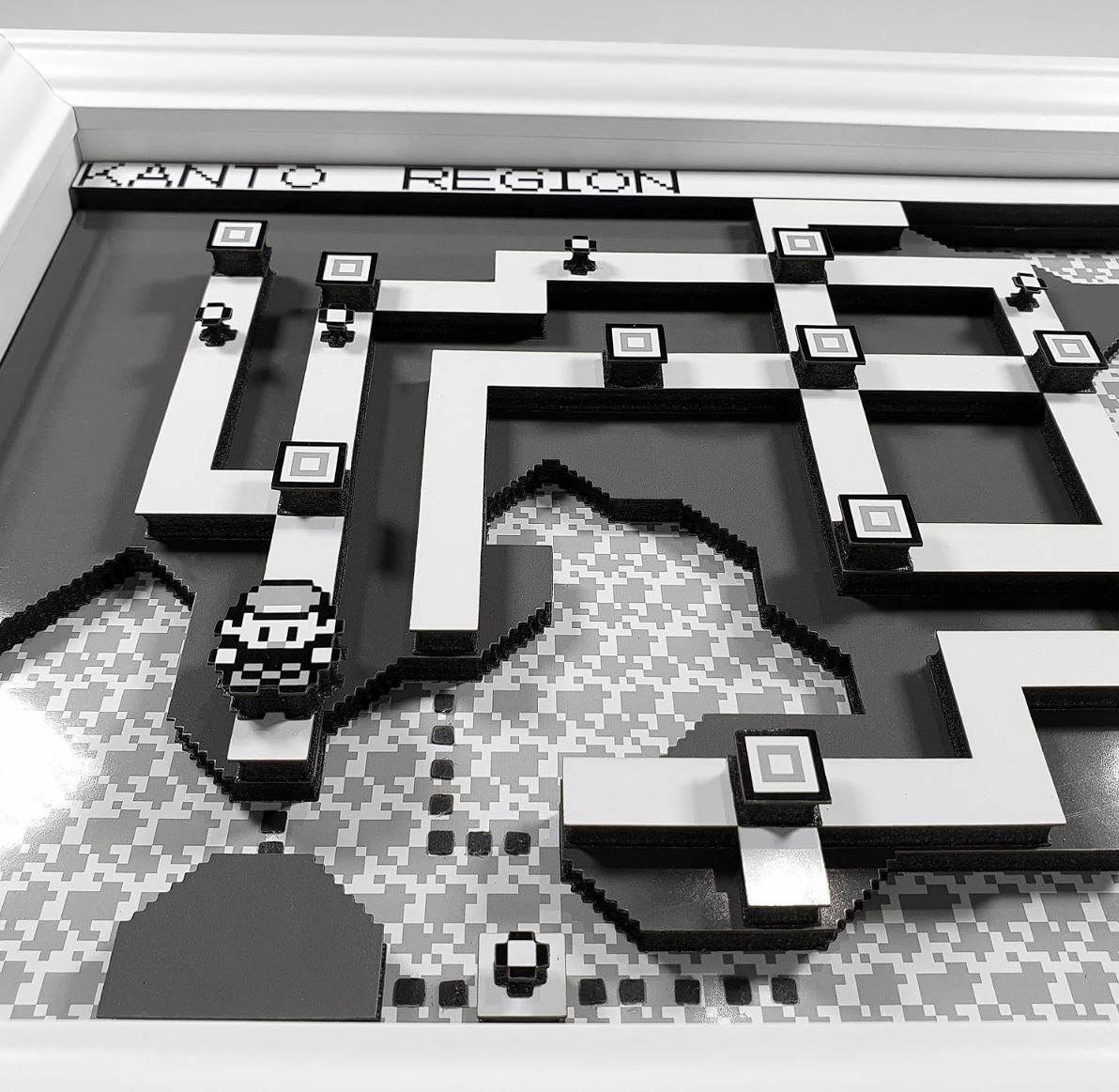 Pokémon Rojo/Azul Mapa de Kanto