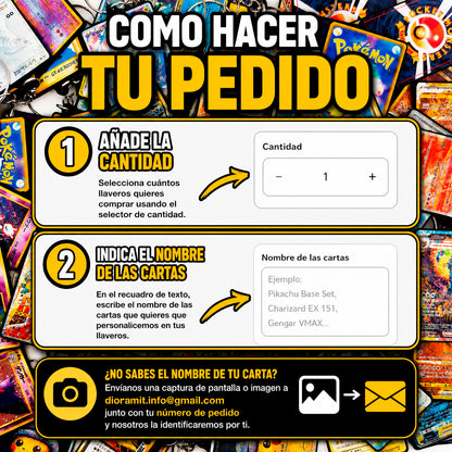 Llaveros Pokémon TCG