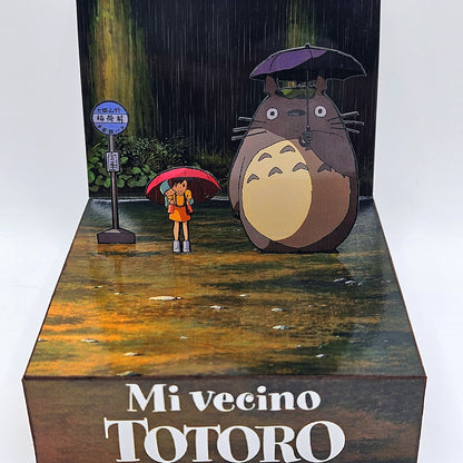La parada bajo la lluvia - Mi Vecino Totoro