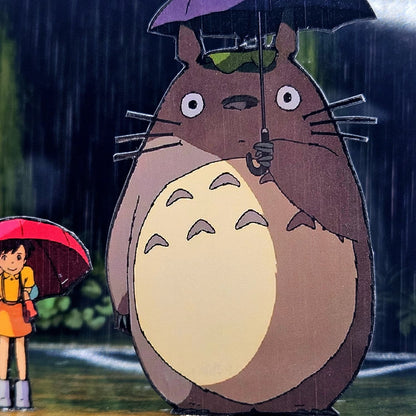 La parada bajo la lluvia - Mi Vecino Totoro