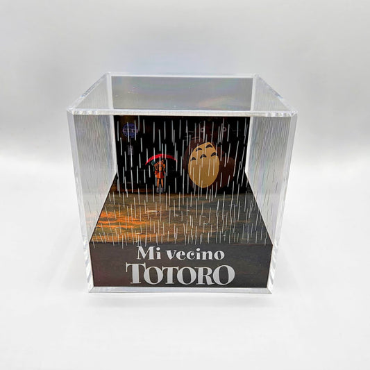 La parada bajo la lluvia - Mi Vecino Totoro