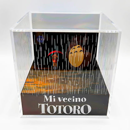 La parada bajo la lluvia - Mi Vecino Totoro