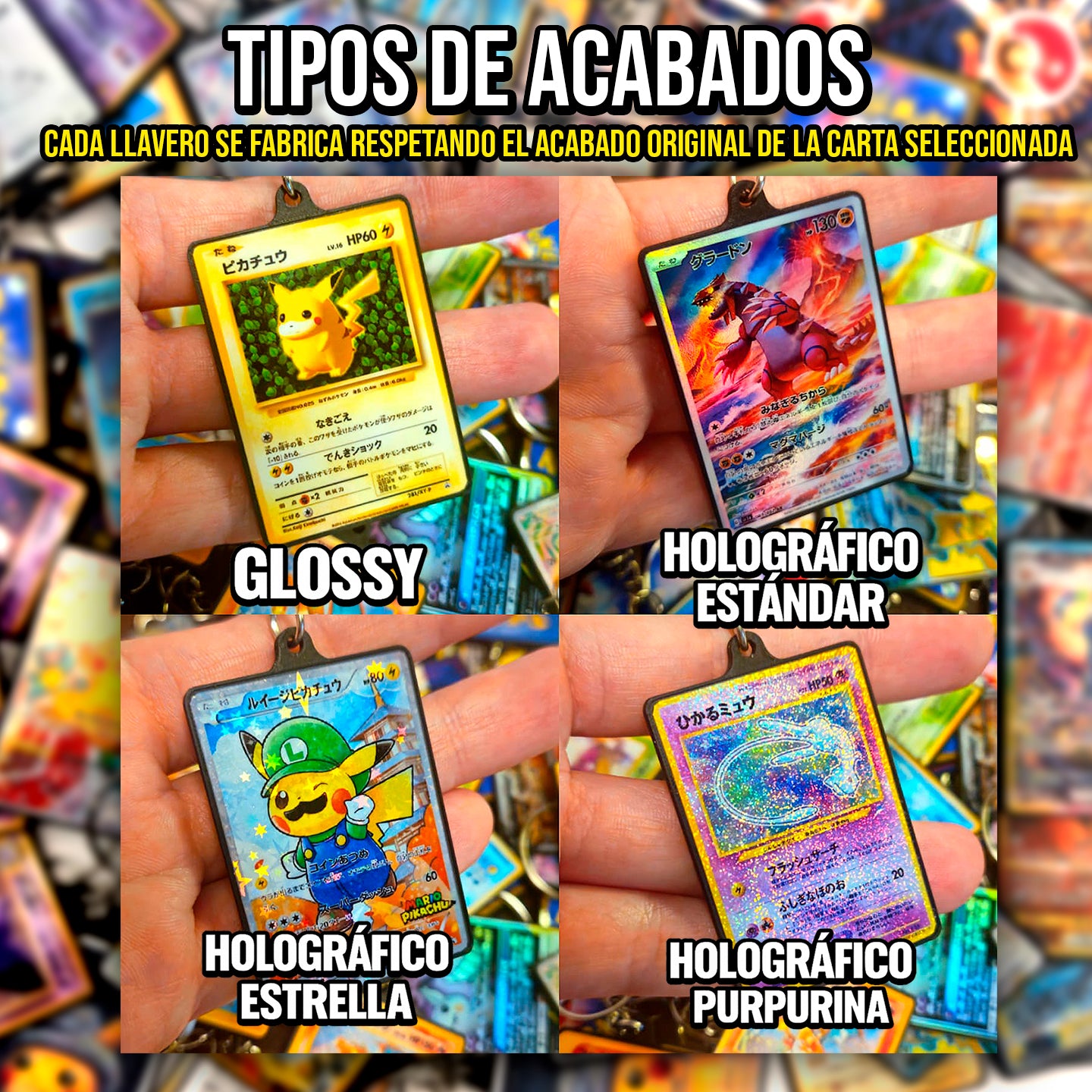 Llaveros Pokémon TCG