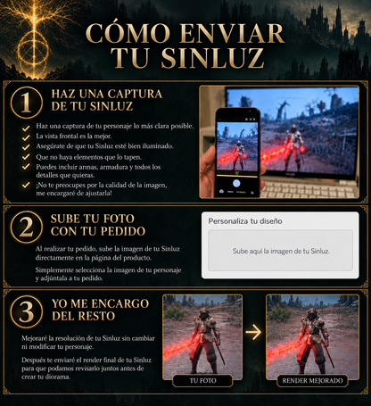 Elden Ring - Tu Sinluz en las Tierras Intermedias DISEÑO PERSONALIZADO