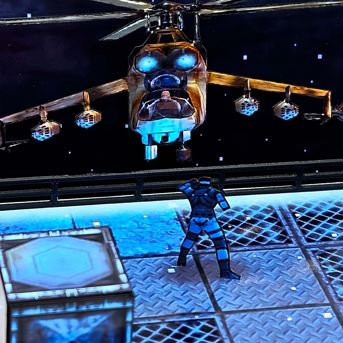 Snake vs. Hind D - Metal Gear Solid
