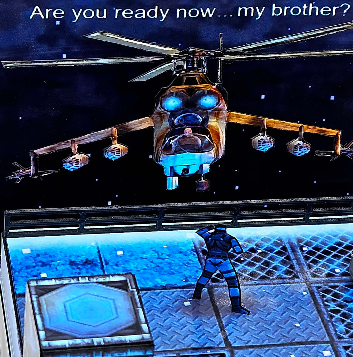 Snake vs. Hind D - Metal Gear Solid