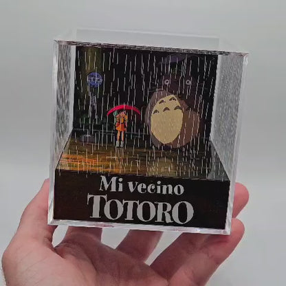 La parada bajo la lluvia - Mi Vecino Totoro